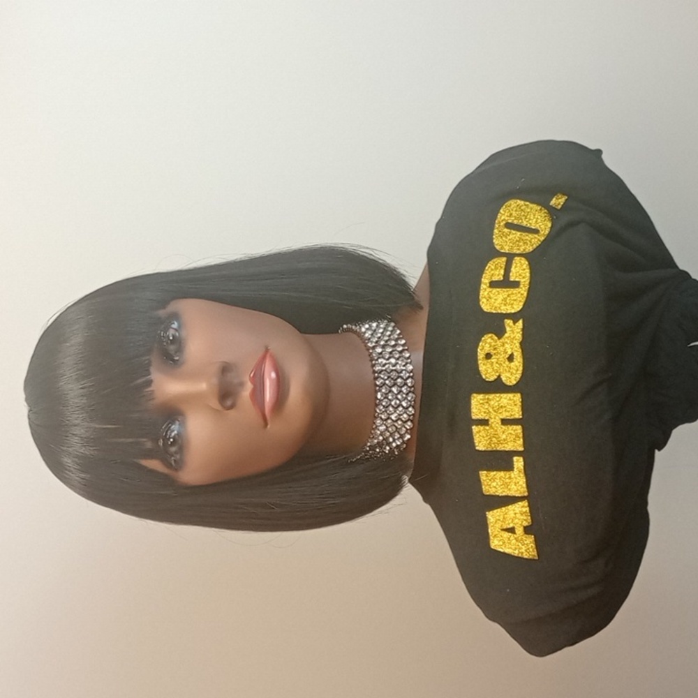Black Bob wig synthetic